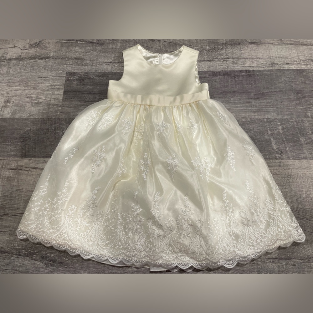 American Princess Dress 3T Ivory Formal Party Special Occasion Holiday